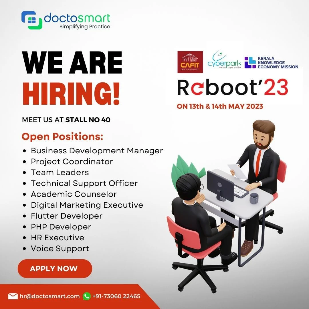 doctosmart cyberpark job vacancies in cafit reboot